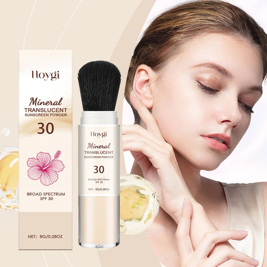 Hoygi Setting Powder – Oil Control Loose Powder & Spin Brush Setting Powder Peaceful Pleasures Health and Wellness