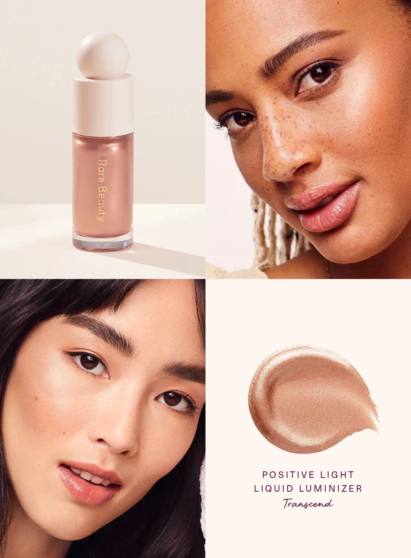 Rare Beauty Lip Gloss, Liquid Blush & Highlighter Set