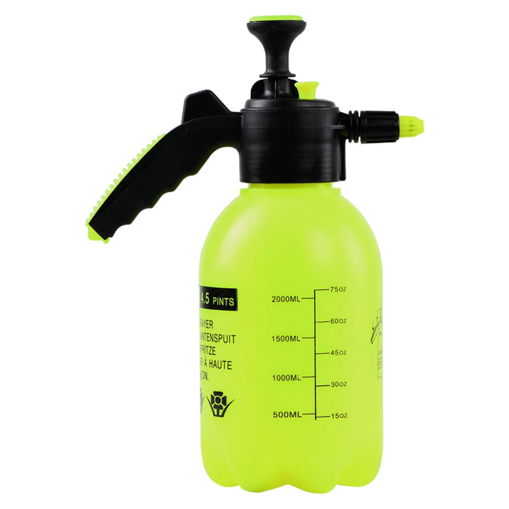 2L Manual Handheld Garden Sprayer with Adjustable Nozzle Peaceful Pleasures Health and Wellness green United States