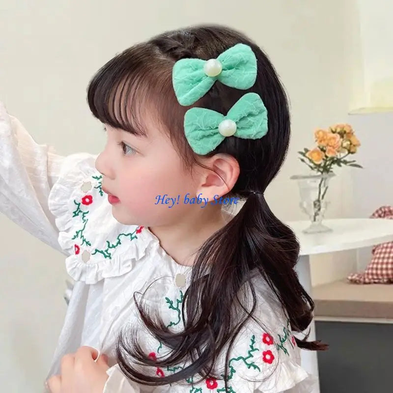 Baby Girl Flower Hair Clip Set – 10 Pcs Cute Hairpins