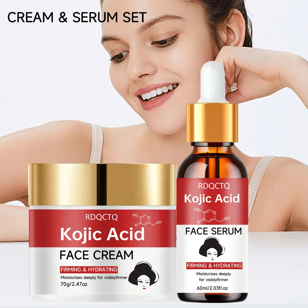 Niacinamide Serum & Moisturizer Cream Set | Deep Hydration