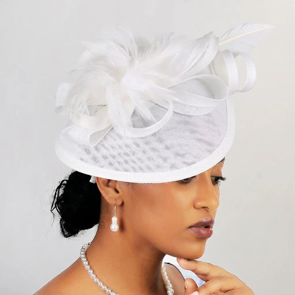 Handmade Vintage Bridal Fascinator Hat | Derby & Wedding