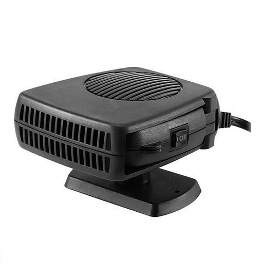 Car Heater Fast Heating Defroster Fast Heating And Cooling Fan Heater Plug Cigarette Lighter Peaceful Pleasures Health and Wellness black