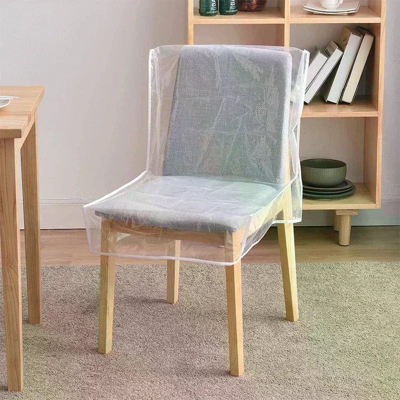 Clear PVC Dining Chair Cover – Waterproof, Oil-Proof & Universal