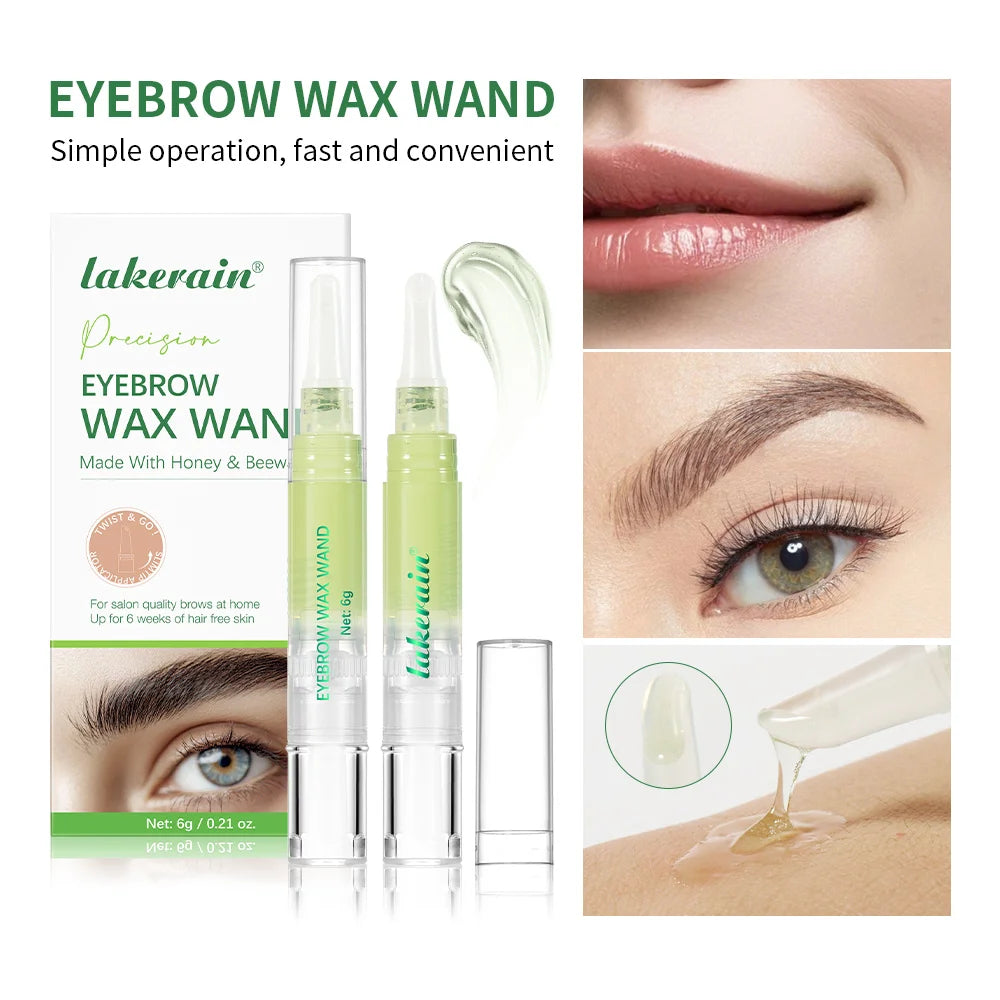 Hair Removal Set Hair & Paper Wax Depilatory Wax Pen for Eyebrow & Facial Hair Gentle Long-Lasting Hair Removal Kit Peaceful Pleasures Health and Wellness