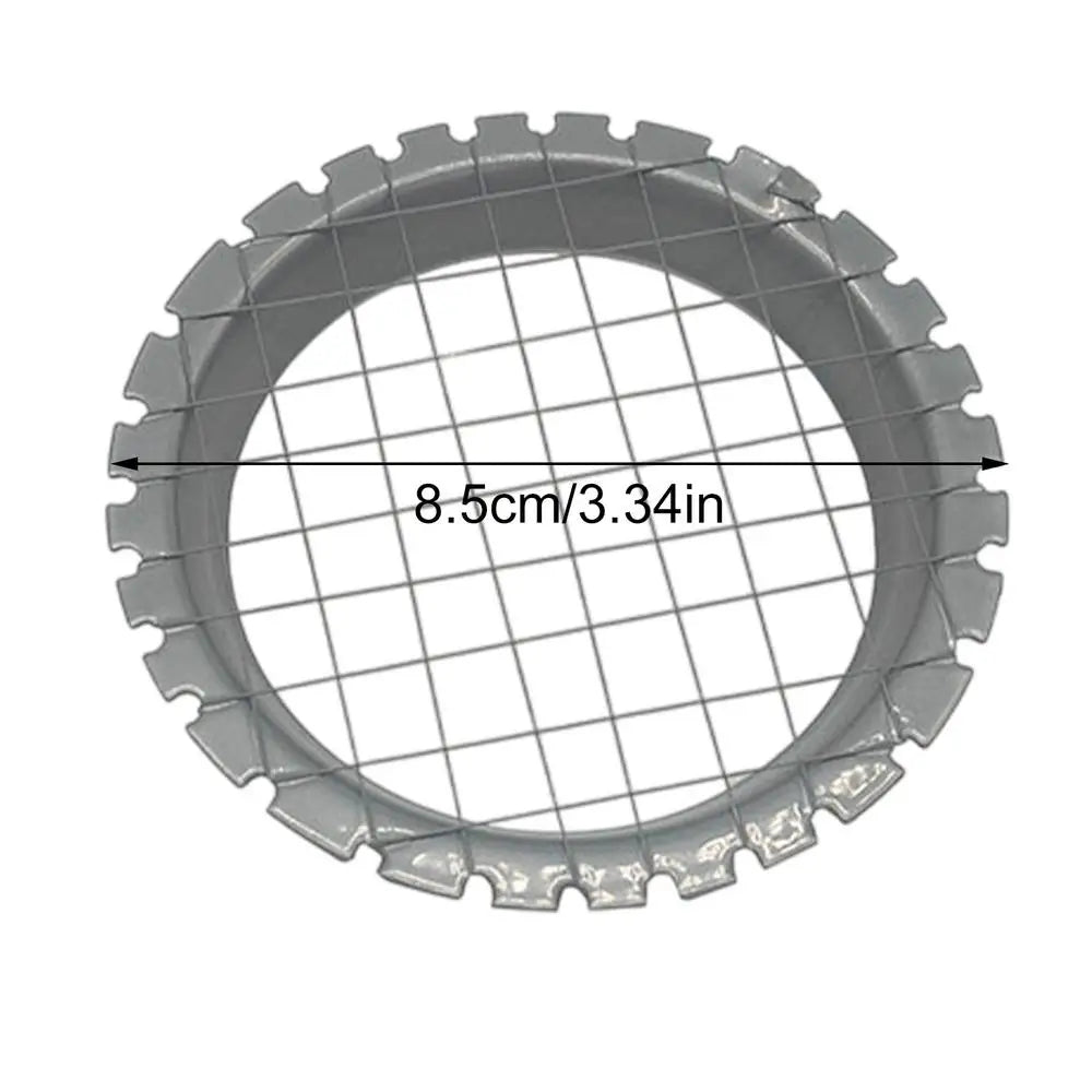Stainless Steel Egg & Vegetable Grid Slicer | Non-Slip Chopper