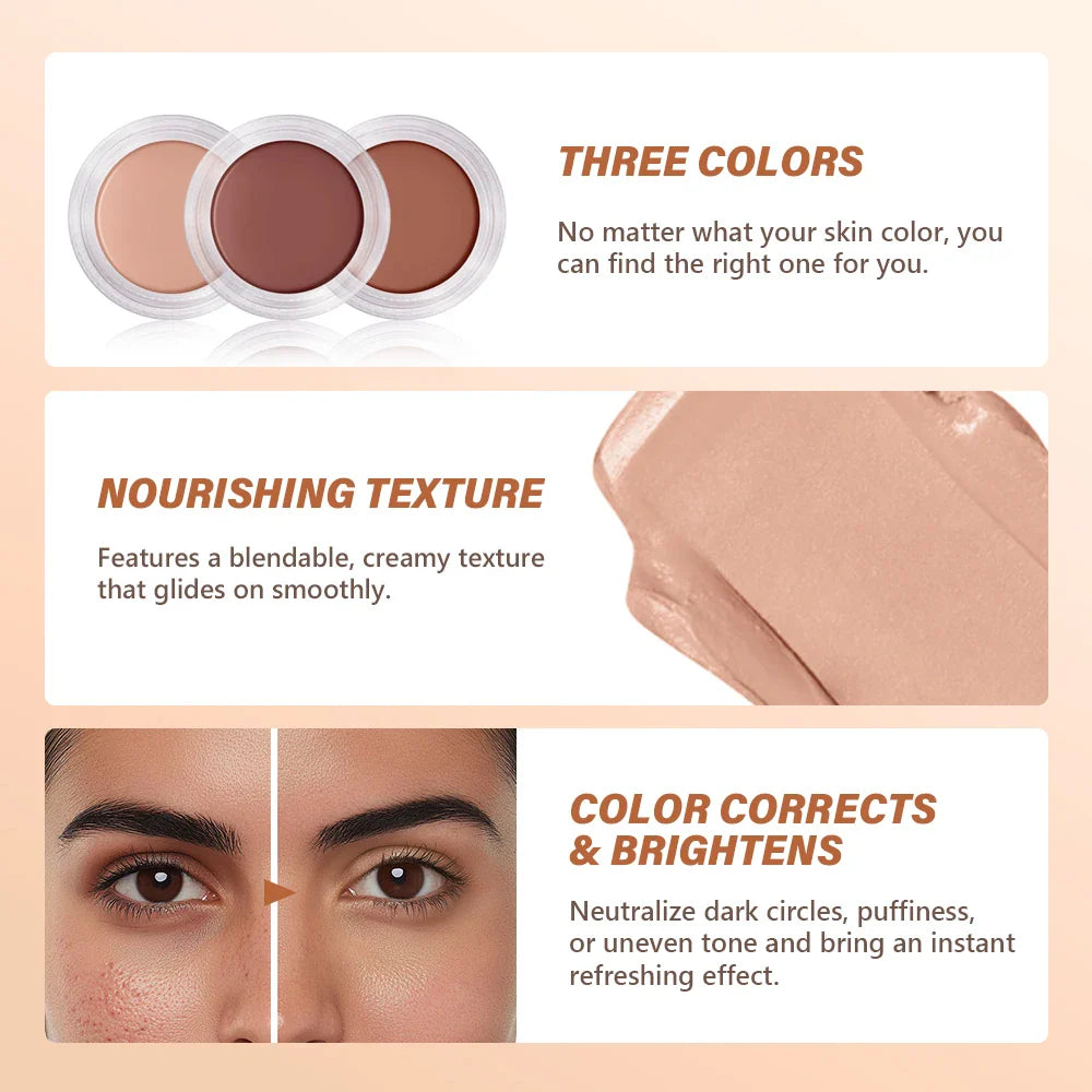 Hydrating Eye Brightening Concealer Cream – Full Coverage