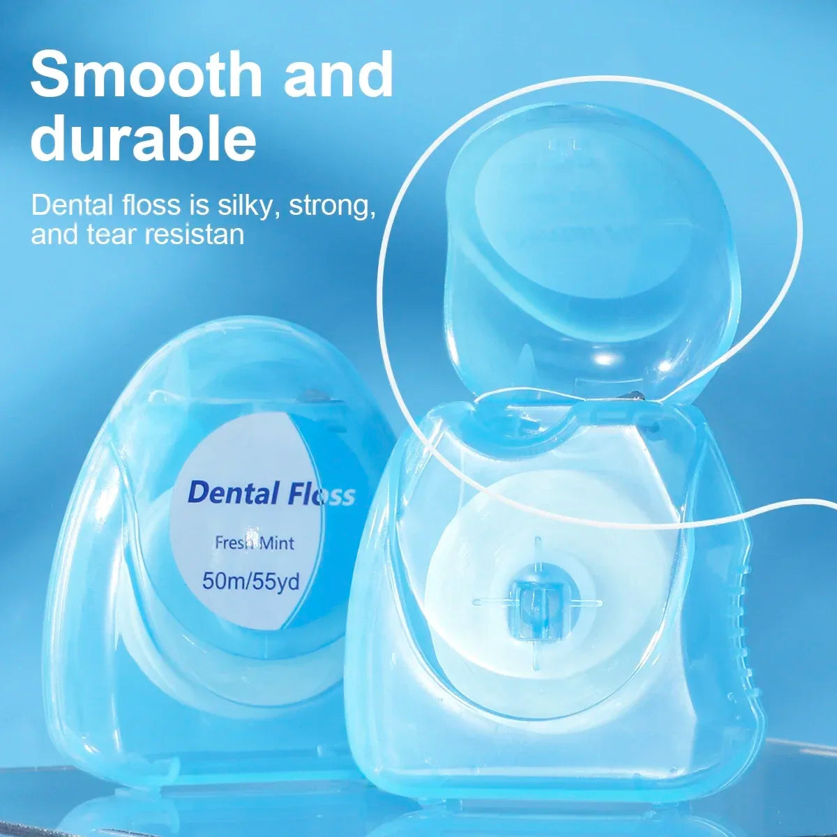 3pcs Ultraclean Mint Dental Floss Effective Plaque Removal,Teeth&Gum Protection Shred Resistant ForThoroughly Clean InTight Area Peaceful Pleasures Health and Wellness