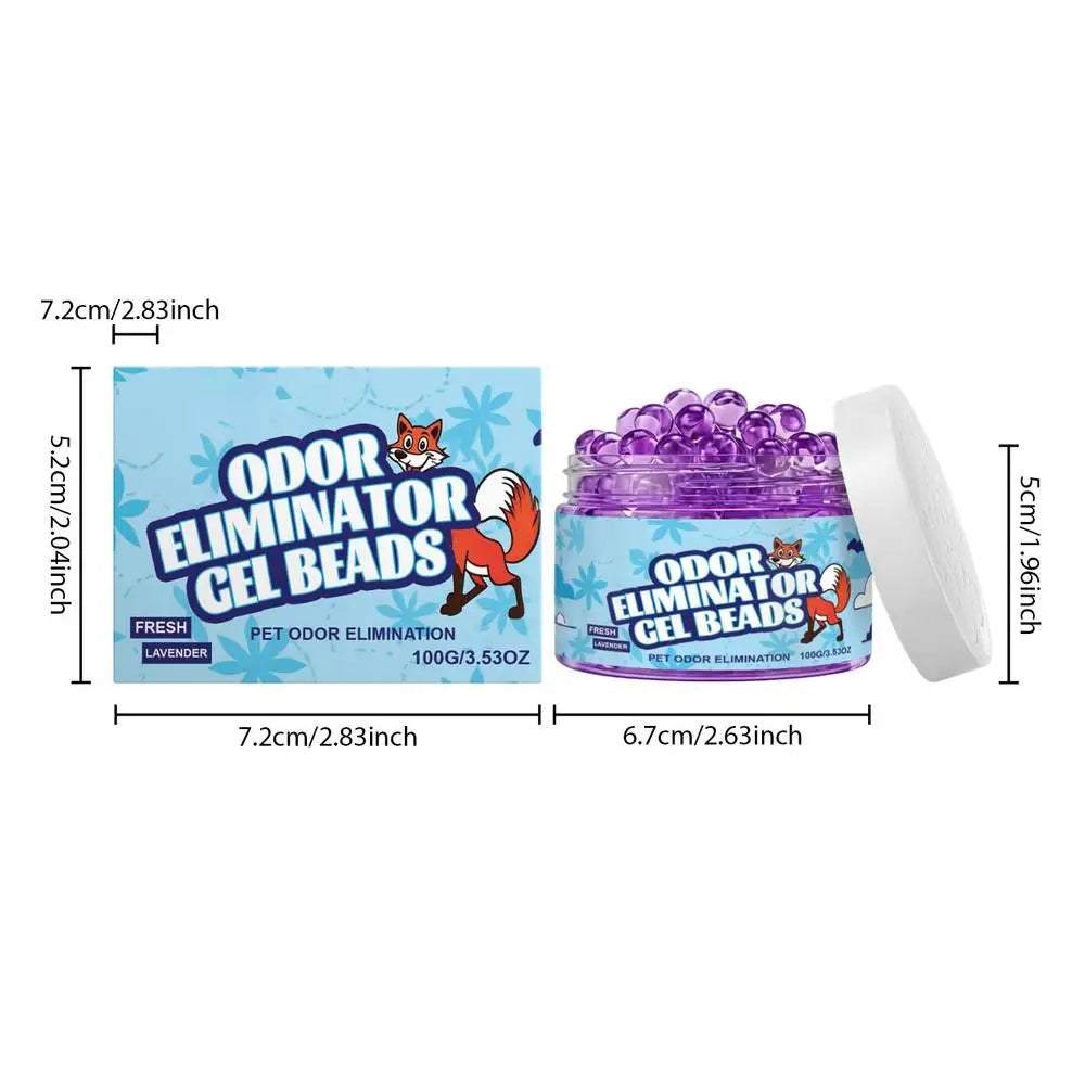 Long Lasting Gel Odor Eliminator Scented Deodorizer Beads Air Freshener For Bedroom Bathroom Kitchen Office, Closet Garage Peaceful Pleasures Health and Wellness A