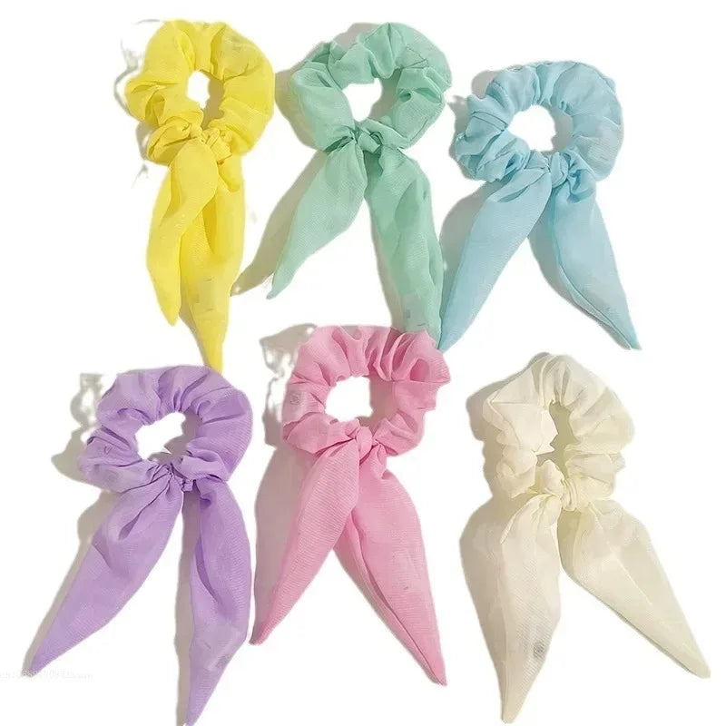 LED Light-Up Bow Scrunchie | Glowing Hair Tie for Parties