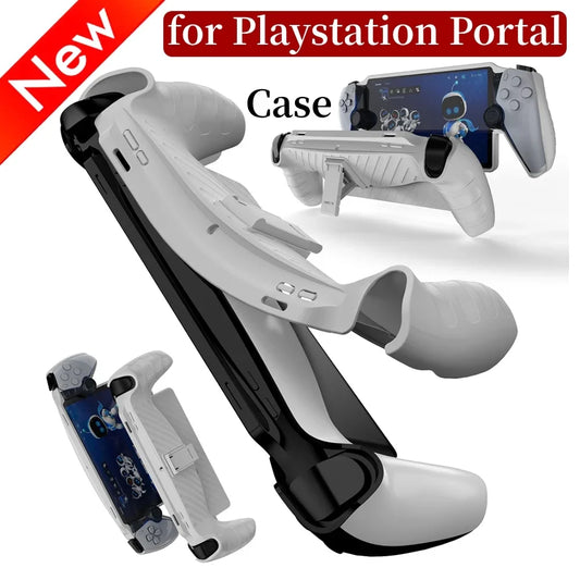 For Playstation Portal Gaming Console Controller Protector Cover Case with Stand TPU Sleeve Skin Game Machine Grip Shell Case Peaceful Pleasures Health and Wellness