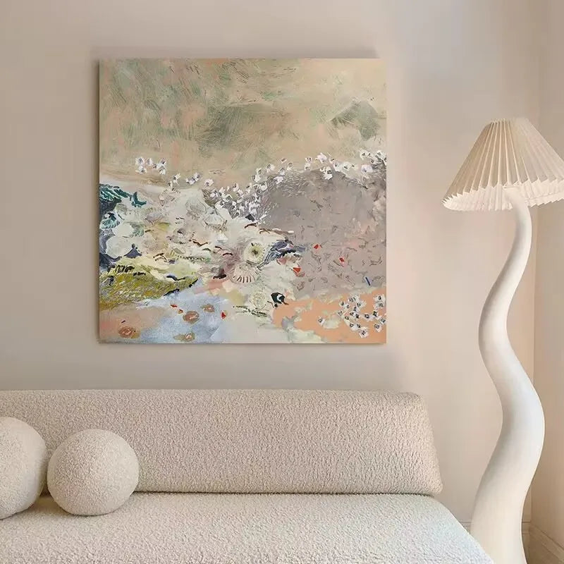 Morden Abstract Oil Painting Hand Painted Wall Art Poster For Home Decoration Hanging Picture For Living Room Bedroom Not Framed Peaceful Pleasures Health and Wellness
