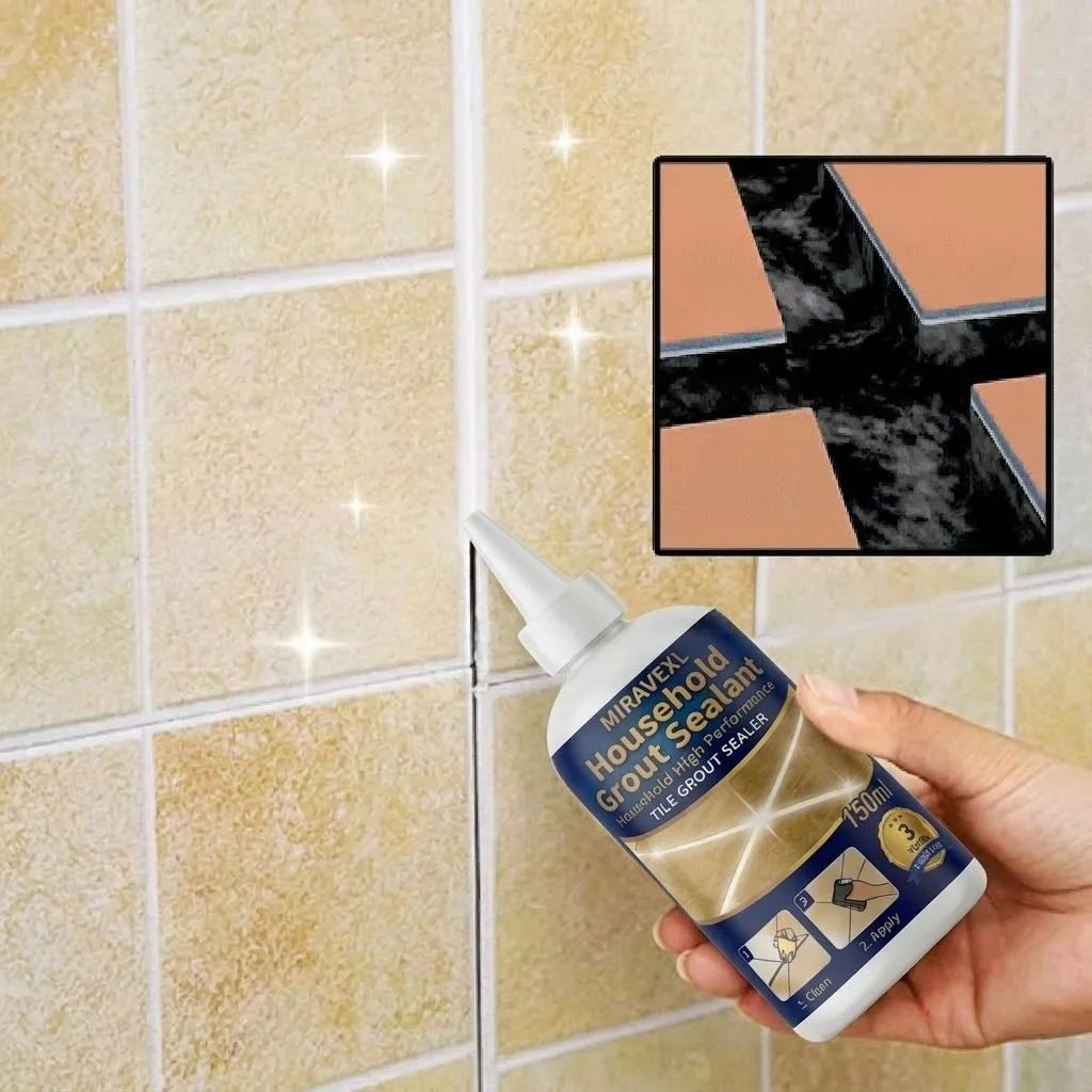 MIRAVEXL Tile Grout Sealer – Waterproof Anti-Mold Sealant