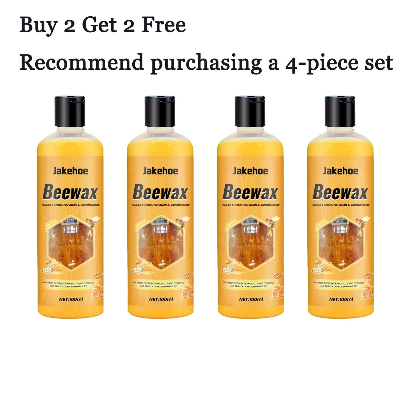 Beeswax Wood Floor Polish & Care Agent 100ml | JAKEHOE