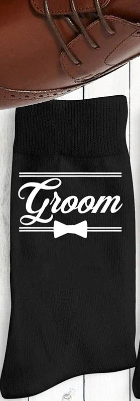 Wedding Party Socks | Groomsman, Best Man & Father of Bride Gift