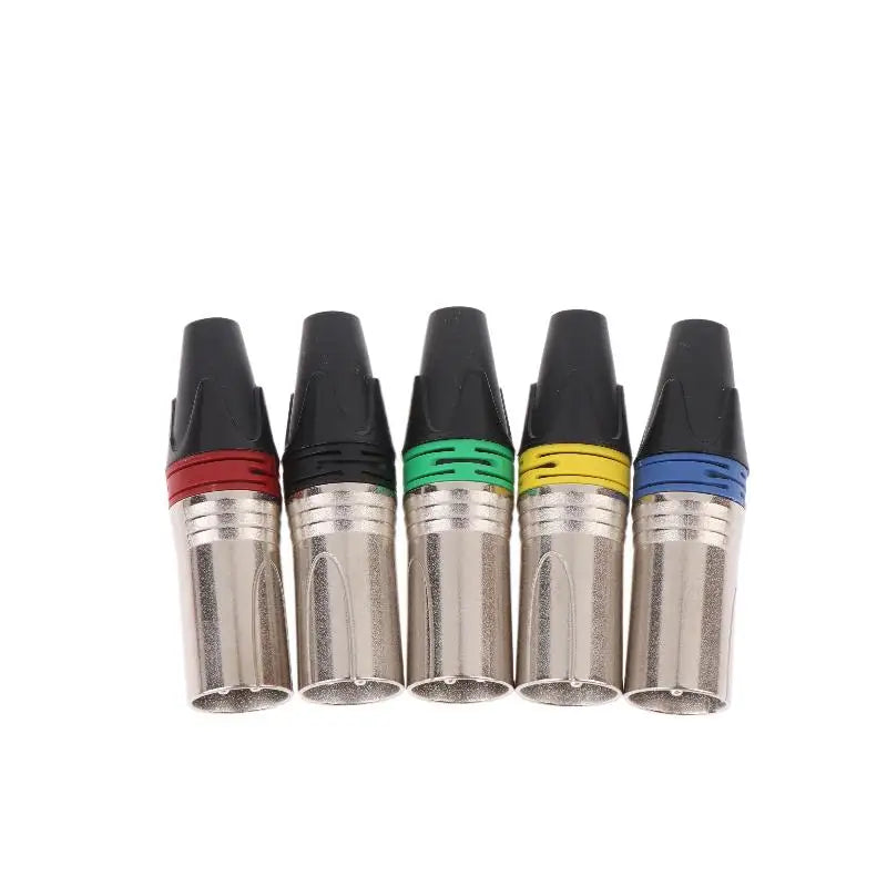 1Pc MIC Adapter XLR Cable Terminal Audio Wire Connector Pin XLR Plug Jack Male / Female Microphone Connector Peaceful Pleasures Health and Wellness