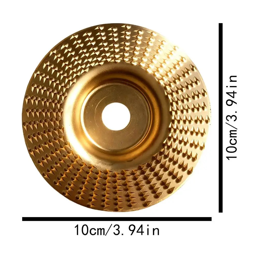 Wood Carving Disc Multi-Purpose Cutting & Grinding Wheel For Workshop Home Garage Craft Restoration, Angle Grinder Attachment Peaceful Pleasures Health and Wellness flat