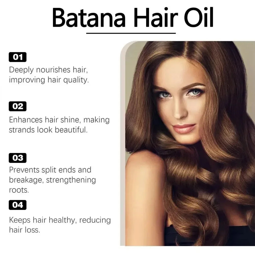 Raw Batana Oil for Hair Growth & Loss Prevention – 120g