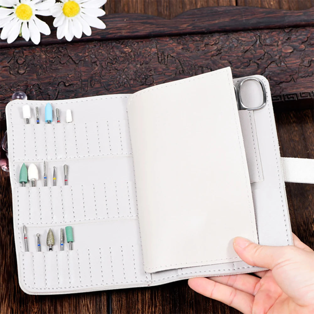 Portable Nail Case Dead Skin Clipper Polishing Head Steel Push Repair