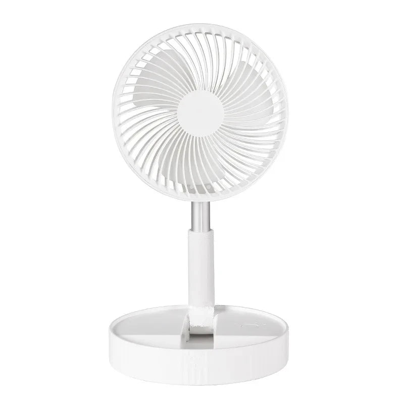 Retractable Fan USB Charging Folding Portable Mini Electric Fan Dormitory Outdoor Cooling Appliances Adjustable Home Fans Peaceful Pleasures Health and Wellness