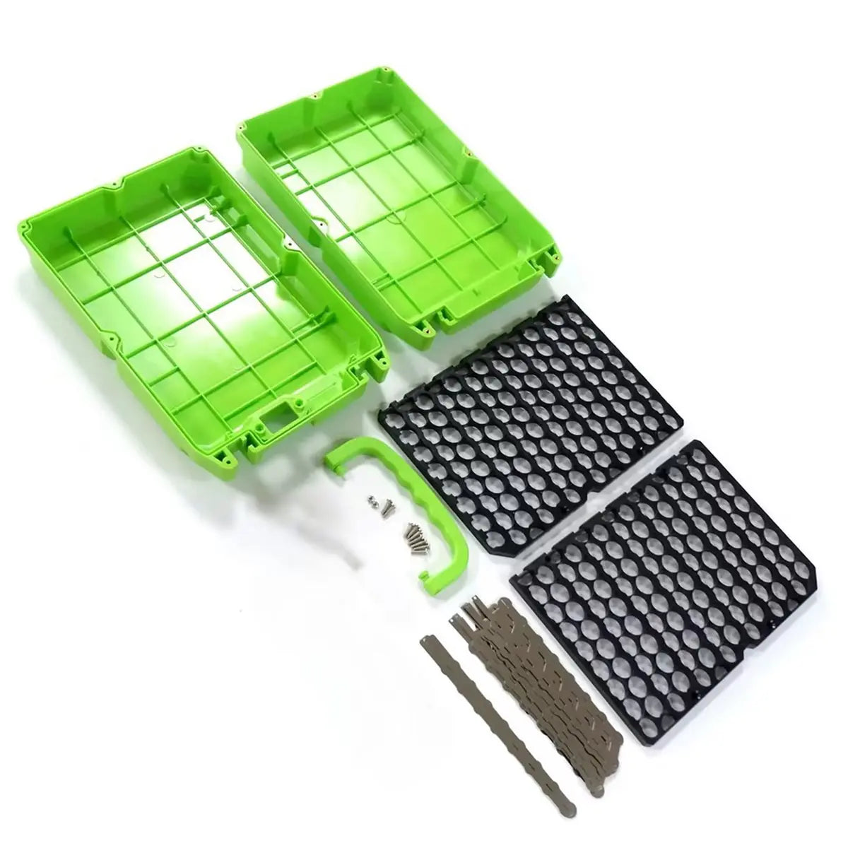 (ABDH) 48V 30A E-Bike Battery Case Storage Box 13S 8P 18650 Holder Nickel Strip Electric Motorcycle Protection Circuit Green Peaceful Pleasures Health and Wellness