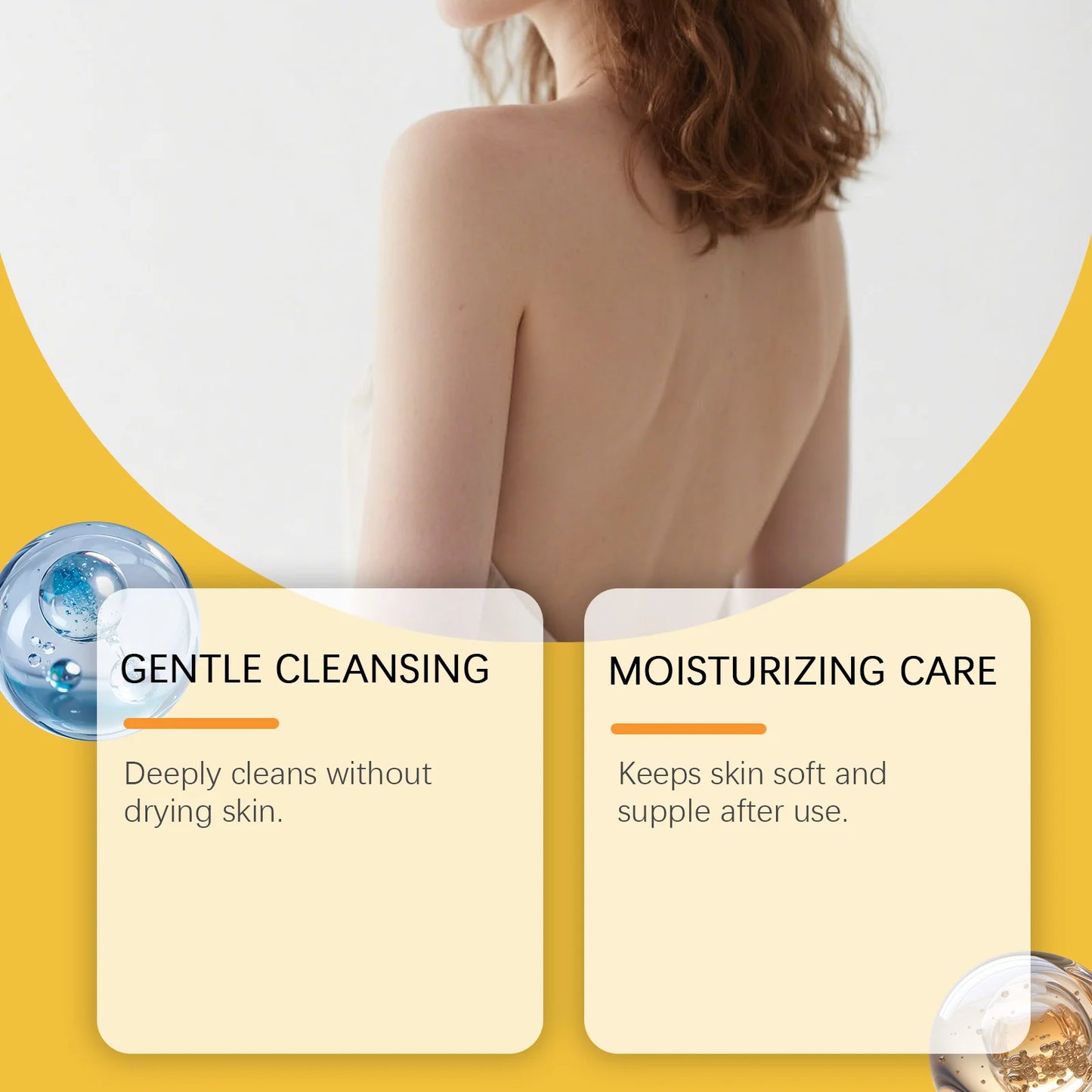 Body Cleansing Shower Gel Eliminate Sweat Odor Barrier Protection Exfoliating Hydrating Relaxing Smoothing Refreshing Body Wash Peaceful Pleasures Health and Wellness
