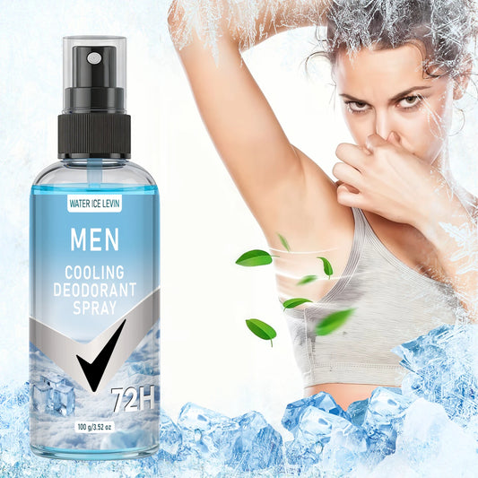 Men's Cooling Deodorant Spray with Niacinamide | 100ml Men's Deodorant Spray Peaceful Pleasures Health and Wellness Default Title
