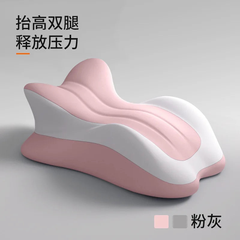 Large Memory Foam Pillow Ergonomic Support Neck Leg Rest Reading Phone Use Bed Sofa Wedge Shape Pain Relief Comfort Peaceful Pleasures Health and Wellness Without pillow