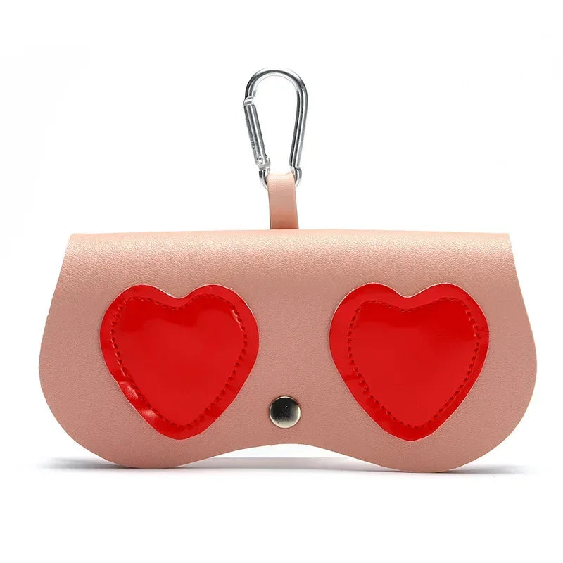 Women's Leather Eyeglass Case | Snap Closure, Scratch-Proof