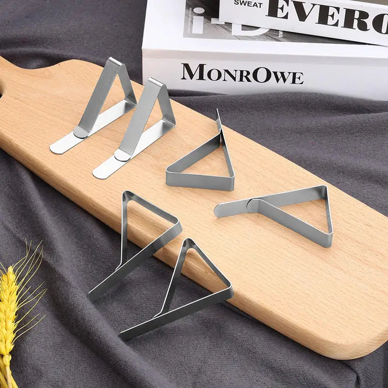 8 Pcs Stainless Steel Tablecloth Clip Non-Slip Adjustable Table Cover Clamps Clip Table Cloth Holders For Home Party Picnic Peaceful Pleasures Health and Wellness