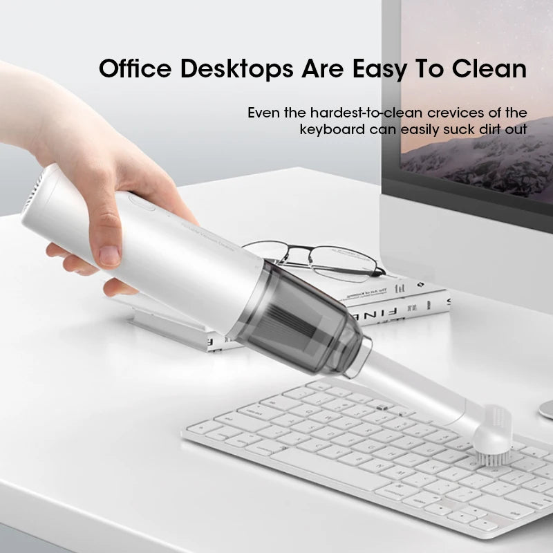 Portable Wireless Handheld Car Vacuum Cleaner Rechargeable 13000Pa Cyclone Suction Automotive Dust Catcher For Car Peaceful Pleasures Health and Wellness