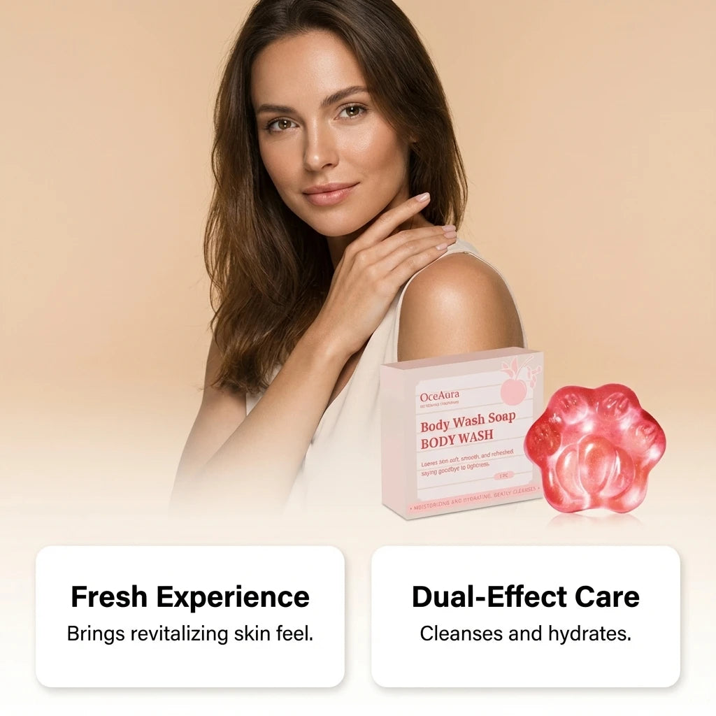 OceAura Handmade Moisturizing Body Soap – Exfoliating & Hydrating