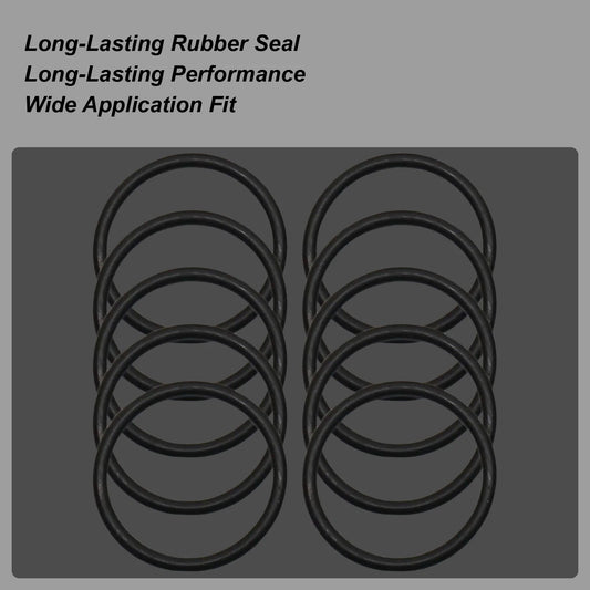 10-Pack Rubber O-Rings for Pool Pump Hose Connectors & Filters Pool Pump O-Rings Peaceful Pleasures Health and Wellness