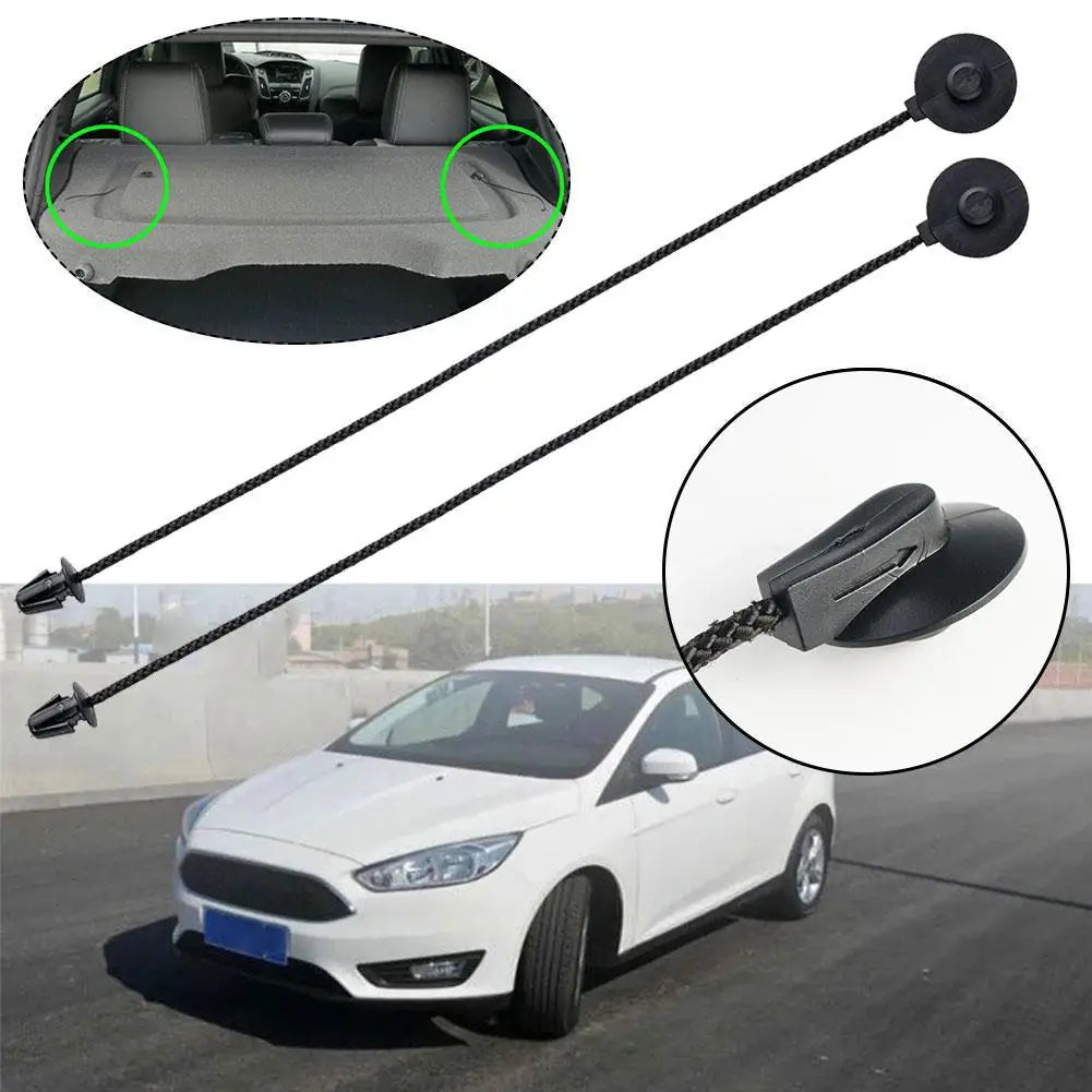 2Pcs Rear Trunk Shelf Strings For Ford Focus MK3 Hatch Parcel Shelf Tray Cover Strap Strings Clip 1930212 Automobiles Parts Peaceful Pleasures Health and Wellness