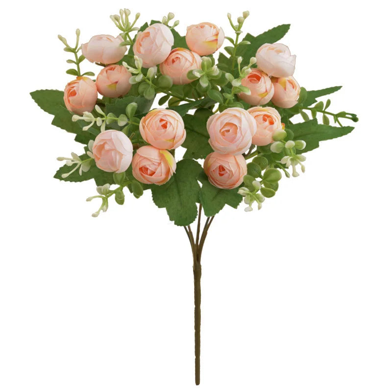 30cm Artificial Silk Ranunculus Bouquet | Wedding & Home Decor