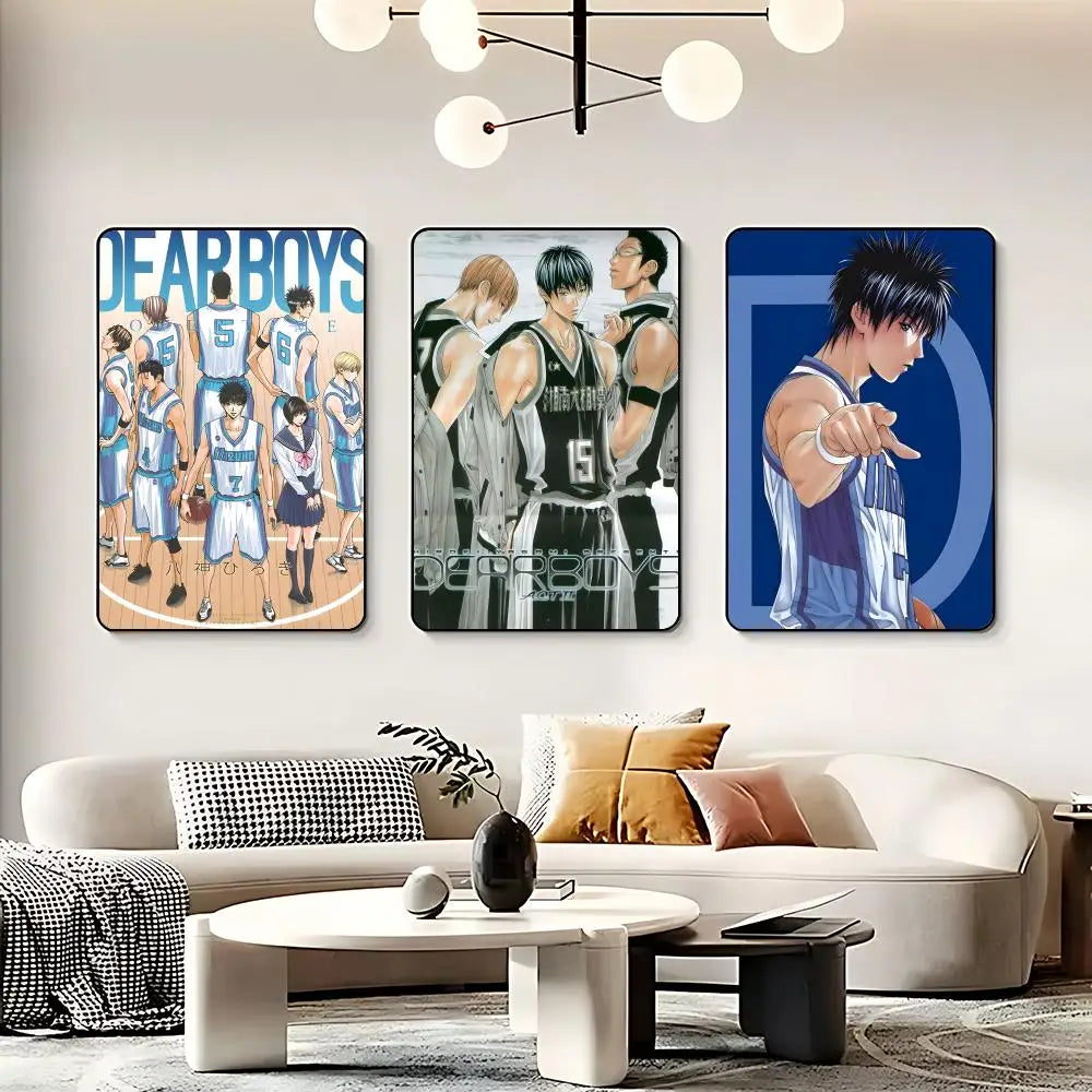 Anime D-Dear Boys HD Poster | Self-Adhesive Waterproof Wall Art Anime Wall Poster Peaceful Pleasures Health and Wellness