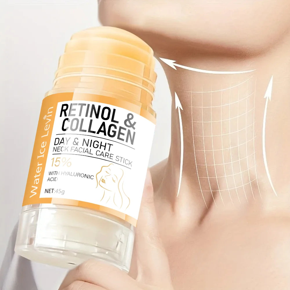 Retinol & Collagen Neck Cream Stick – 45g Day & Night Moisturizer