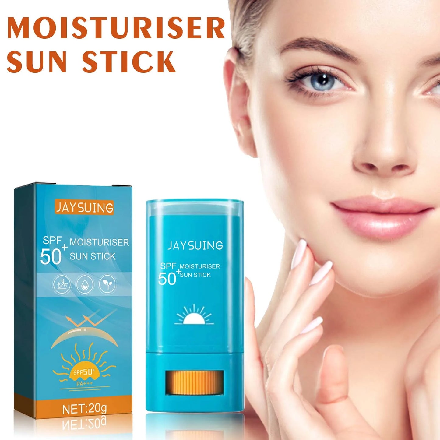 Body Sunscreen Cream Stick Spf50 Antioxidant Prevent Sunburn Moisturizing Skin Sweatproof Brightening Resist UV Rays Serum Stick Peaceful Pleasures Health and Wellness