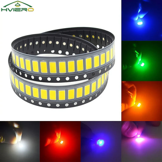 5730 SMD LED Chips 100/200pcs – Ultra Bright Multi-Color DIY SMD LED Chips Oasis Select