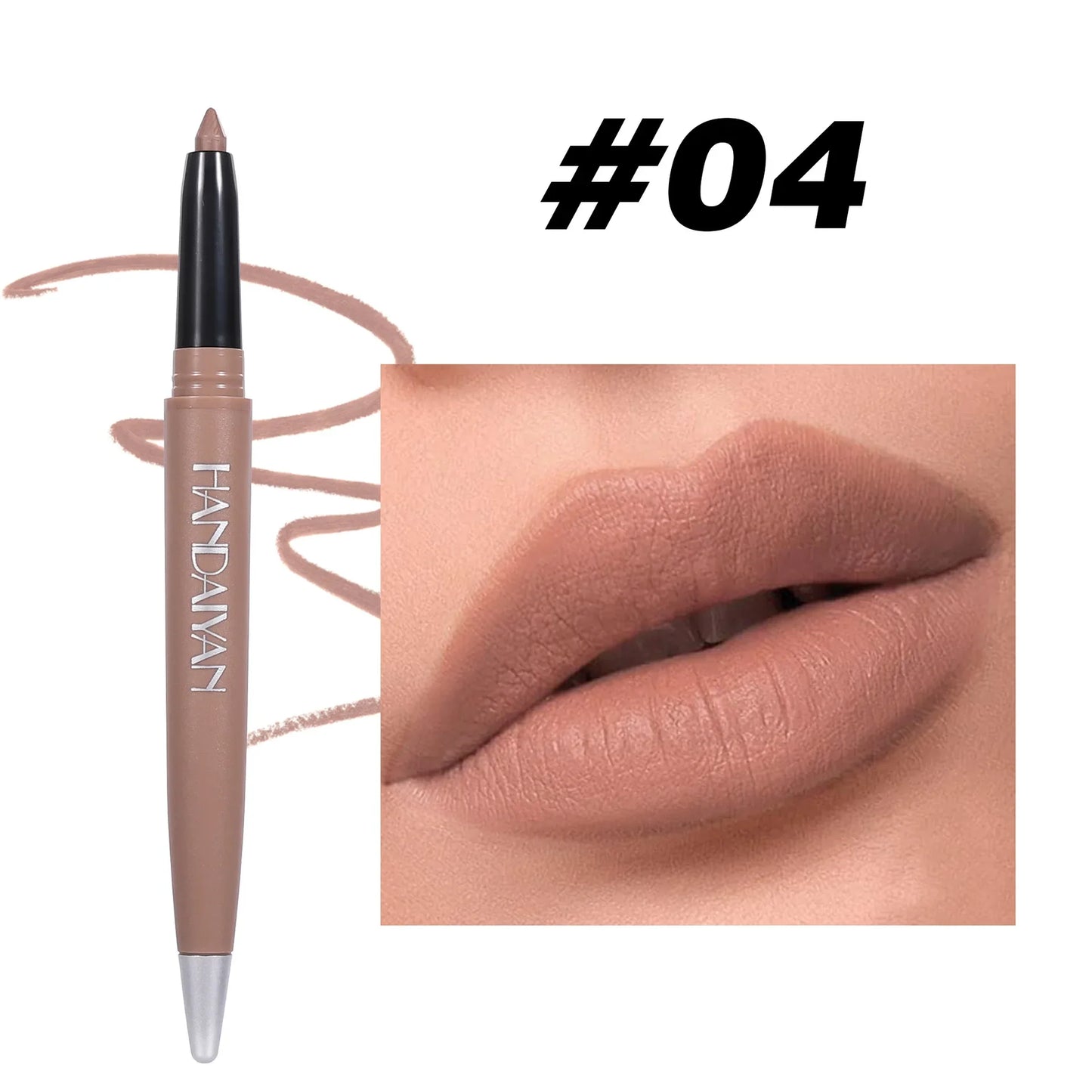Handaiyan 6-Color Matte Lip Liner Set – Waterproof & Long-Lasting