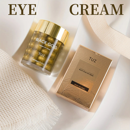 Black Gold Caviar Eye Cream for Daily Eye Moisturization Peaceful Pleasures Health and Wellness Transparent