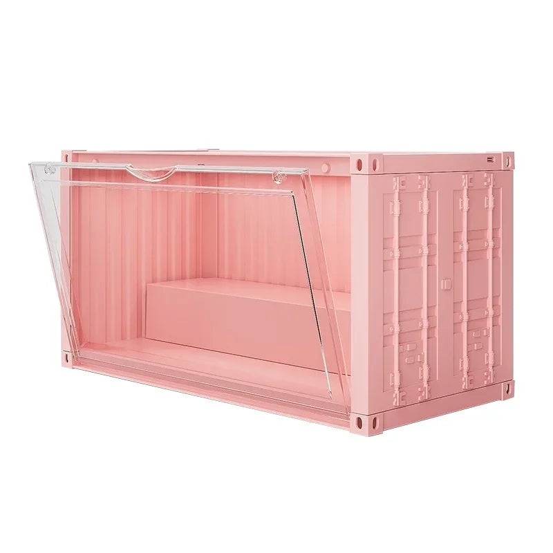 Sound-Activated LED Doll Display Box 35x17x19cm | Storage Case