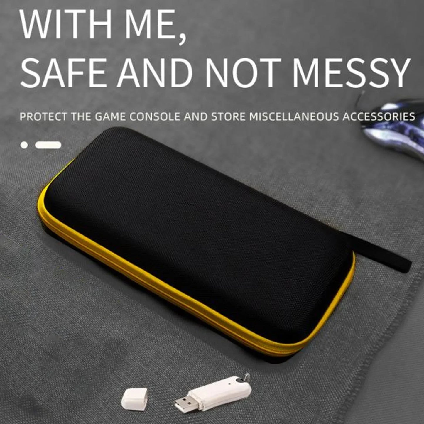 Handheld Console Carrying Case Hard Portable Retro Game Storage Bag