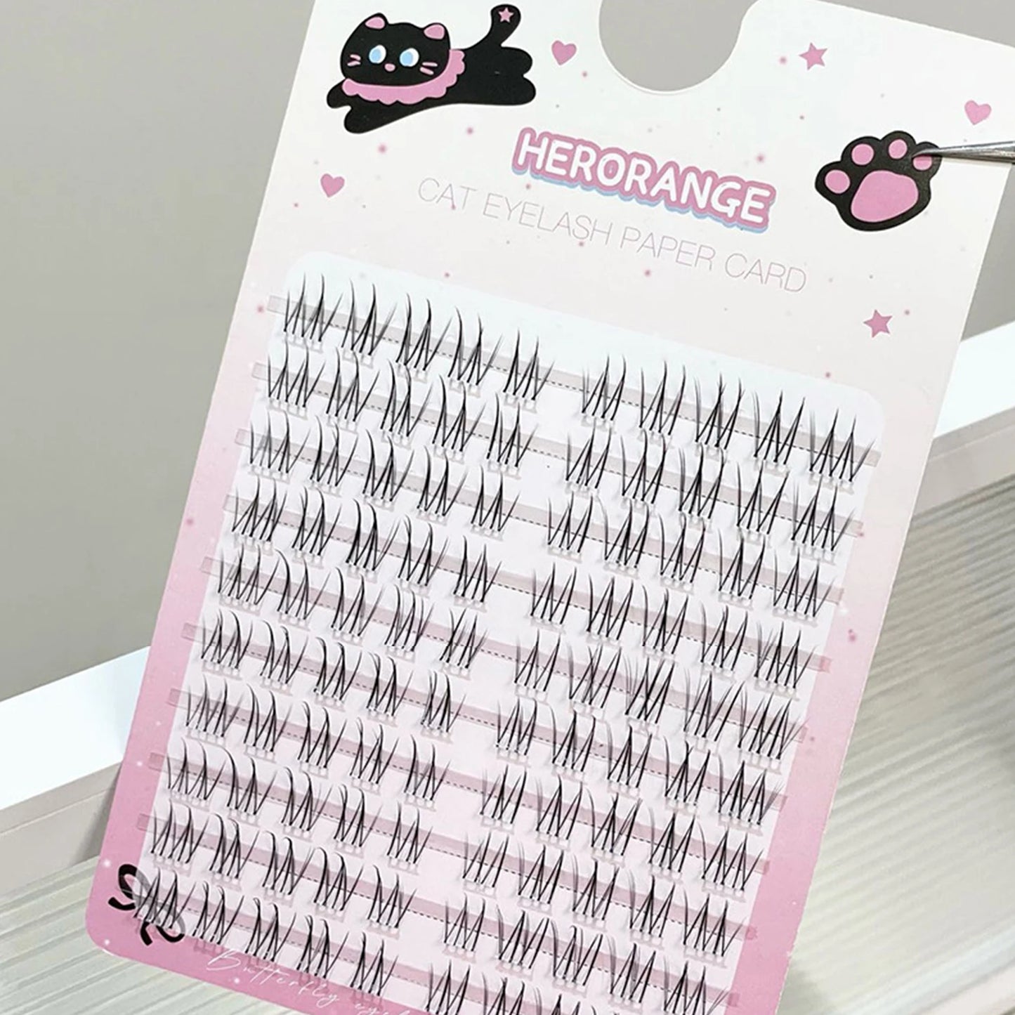 Natural Black Long-lasting Girl Group Fake Lashes 3D Diy Wispy Fluffy Eyelash Extension Perfect Enlarge Your Eyes Makeup Tools Peaceful Pleasures Health and Wellness