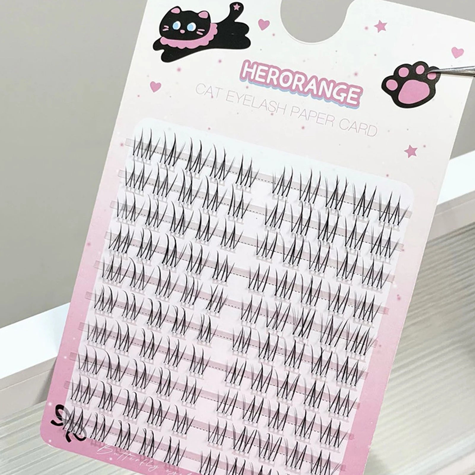Natural Black Long-lasting Girl Group Fake Lashes 3D Diy Wispy Fluffy Eyelash Extension Perfect Enlarge Your Eyes Makeup Tools Peaceful Pleasures Health and Wellness