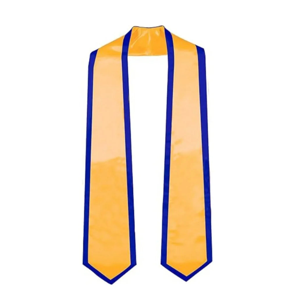 Satin Graduation Honor Stole – Double Layer Unisex Sash