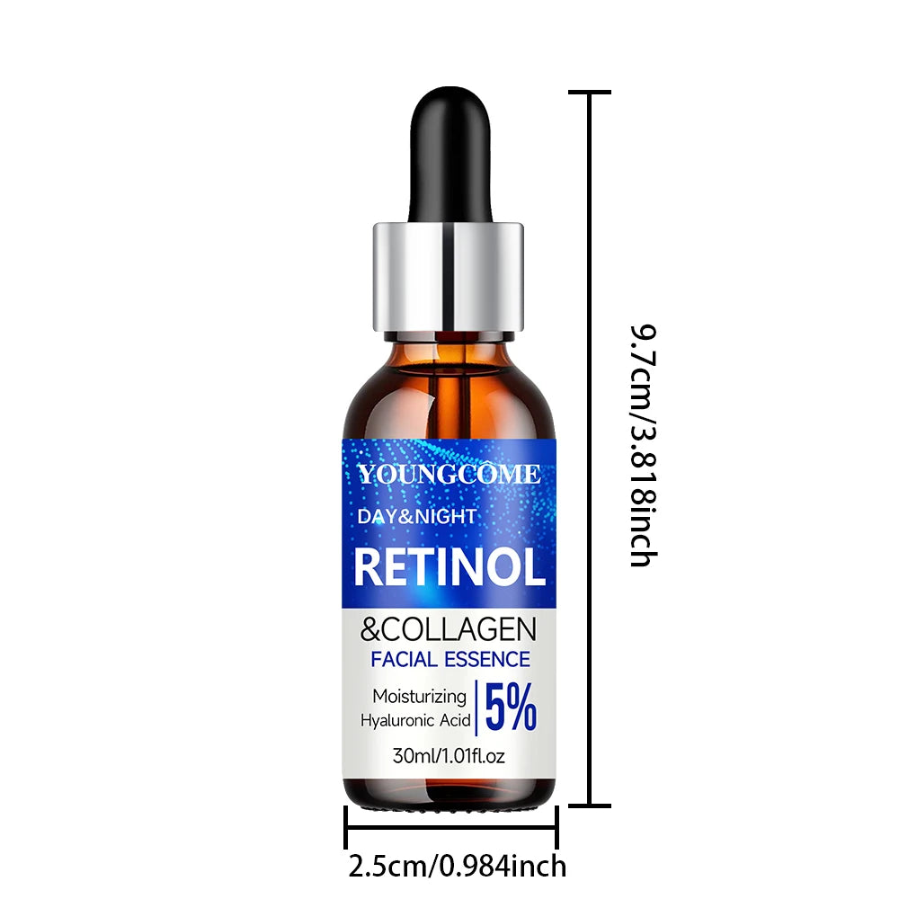 Collagen essence,containing collagen,retinol,hyaluronic acid and other active ingredients,help skin retain moisture andnutrients Peaceful Pleasures Health and Wellness 30ml