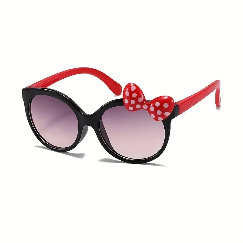 Winful Kids Bowknot Sunglasses – UV400 Girls Outdoor Shades