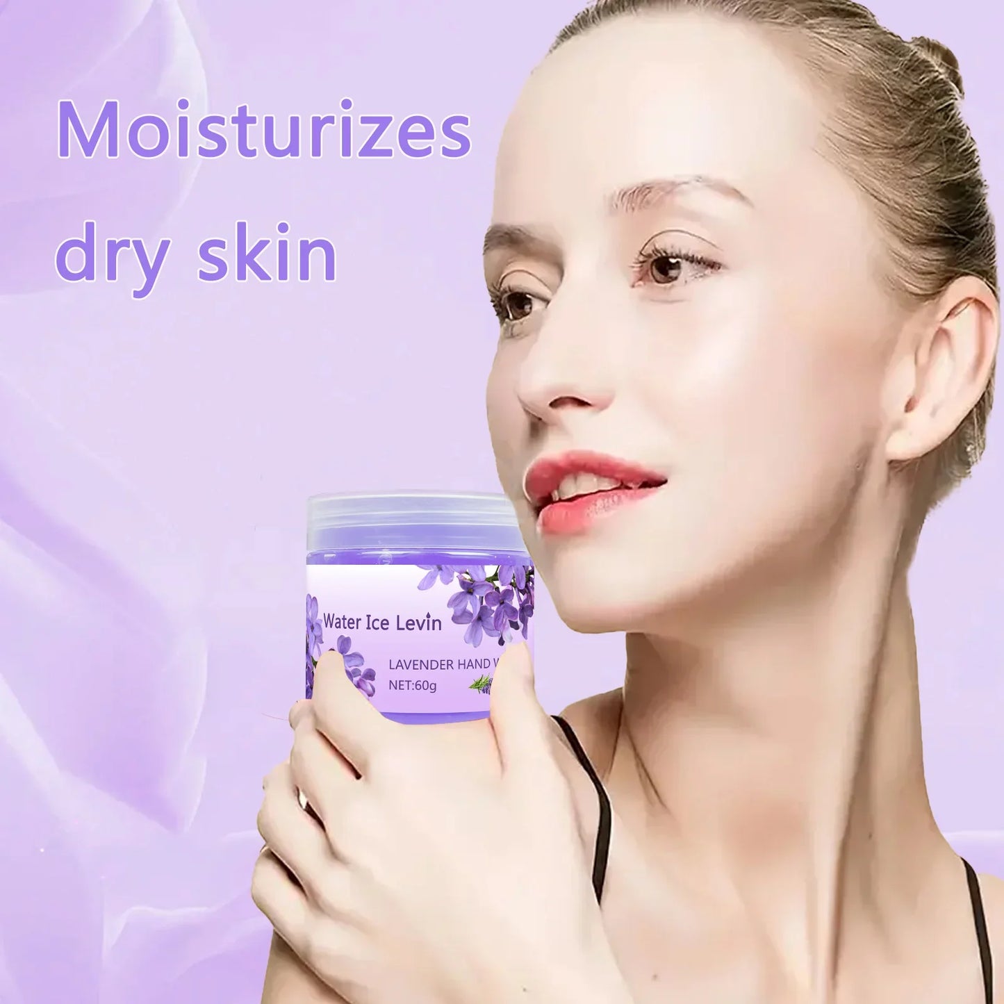 Lavender Hand Wax Mask – Moisturizing & Brightening, 60g