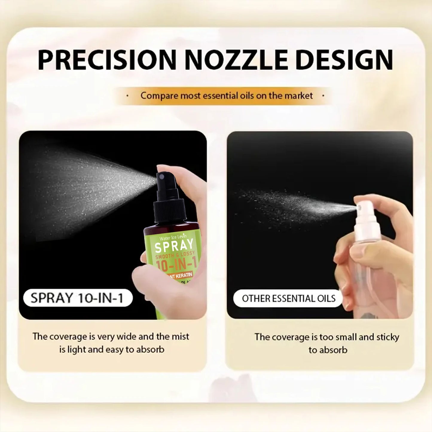 10-in-1 Hair Essence Spray | Plant Keratin, Biotin & Argan Oil Formula